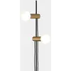 LEDS-C4 Nude Double lampadaire E27 doré/noir