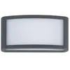 Applique d'extérieur noire Zenitha avec LED blanc chaud 3000K