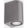 LEDS-C4 Applique d'extérieur Eko Single, gris, largeur 7 cm, aluminium