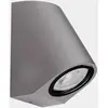 LEDS-C4 Applique d'extérieur Bob Inclined, gris, largeur 7 cm, alumini...