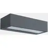 LEDS-C4 Applique d'extérieur LED Nemesis, gris, largeur 19,5 cm