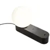 LEDS-C4 Lampe à poser LED Perlina, noir, longueur 22,8 cm