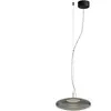 LEDS-C4 Plat suspension LED décentrée gris fumée