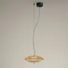 LEDS-C4 Plat suspension LED décentrée ambrée