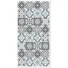 Home and Living Tapis vinyle carreaux ciments triana gris et bleu 200x200cm