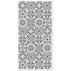 Home and Living Tapis vinyle carreaux ciments triana gris 60x250cm
