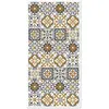 Home and Living Tapis vinyle carreaux ciments triana orange 140x200cm