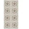 Home and Living Tapis vinyle carreaux ciments tolédo brun 80x250cm