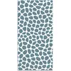 Home and Living Tapis vinyle motif pavée bleu 200x200cm