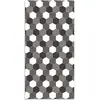 Home and Living Tapis vinyle mosaïque hexagones de ton gris 40x80cm