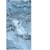 Home and Living Tapis vinyle marbre bleu 200x200cm