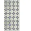 Home and Living Tapis vinyle carreaux ciments salamanque vert 120x160cm