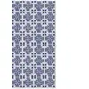 Home and Living Tapis vinyle carreaux ciments salamanque bleu 120x160cm