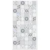 Home and Living Tapis vinyle carreaux ciments love gris et bleu 120x160cm