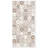 Home and Living Tapis vinyle carreaux ciments love brun 60x110cm