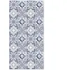 Home and Living Tapis vinyle carreaux ciments grenade bleu 40x80cm