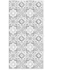 Home and Living Tapis vinyle carreaux ciments grenade gris 60x200cm