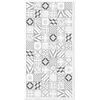 Home and Living Tapis vinyle carreaux ciments love gris 80x150cm