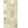 Home and Living Tapis vinyle carreaux ciments jaen brun 160x230cm