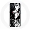 Coque - MANIACASE - Oppo A53 - Anime manga - Souple - Noir et blanc