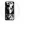 Coque pour Iphone 8 Sangoku Naruto Luffy one piece Dragon Ball Z fond noir et blanc anime manga