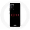 Coque pour Xiaomi Redmi Note 11s 5G Elite Saison 5 Logo Rouge Fond Noir