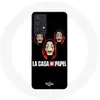 Maniacase Coque pour Samsung Galaxy A32 5G La casa de papel Masque et Logo