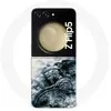 Maniacase Coque Samsung Galaxy Z Flip5 vikings ragnar lothbrok bouclier corbeau