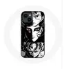 Coque - MANIACASE - Iphone 14 - Souple - Anime - Noir et blanc