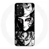 Coque - MANIACASE - Xiaomi Redmi Note 11 4G - Souple - Anime manga - Noir et blanc