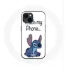 Coque Maniacase pour pour Iphone 14 Plus Lilo et Stitch mignon Fond blanc -