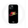 Maniacase Coque pour Iphone 14 Plus Nike Logo Couleur fond noir