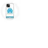 Coque pour Iphone 14 Plus Olympique de Marseille Logo Fond Blanc