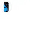 Coque pour Iphone 14 Nike Logo Bleu et Noir Maniacase