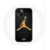 Maniacase Coque pour Iphone 14 Air michael jordan logo jaune