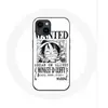 Maniacase Coque pour Iphone 14 Plus One Piece Manga affiche de recherche Blanche