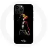 Maniacase Coque pour Iphone 14 Pro Max One Piece Manga Anime Luffy Fond Noir