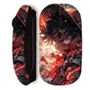Souris sans fil maniacase noir One piece Luffy énervé art manga anime