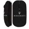 Souris sans fil maniacase noir masertati blanc fond carbonne