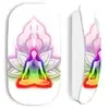 Souris - maniacase - sans fil - blanche - Lotus chakra - colorée