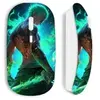 Souris sans fil maniacase blanche One piece Zoro 3D Manga anime Fanart