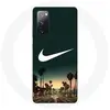 Maniacase Coque pour Samsung Galaxy S20 FE Nike logo palmier miami