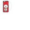 Coque pour Iphone 7 BTS Bangtan Garçons BT21 RJ de Jin Fond Rouge