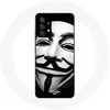 Coque pour Samsung Galaxy A13 4G / A13 4G Lite Nous Sommes Légion Masque Anonyme