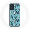 Coque pour Samsung Galaxy A13 4G / A13 4G Lite Papillons Fond Bleu