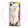 Coque pour Samsung Galaxy A20e Turc de Van Chat Blanc aux yeux bleu et...