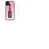 Coque pour Iphone 13 Blackpink Groupe de K-pop Logo Noir Rose Fond Rose