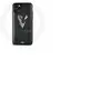 Coque pour Iphone 13 Pro Max Vikings Série Saison 6 logo V Epée Gris Fond Noir