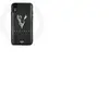 Coque pour Iphone XS Max Vikings Série Saison 6 logo V Epée Gris Fond Noir
