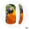 Souris Sans Fil Aras Perroquet Orange vert (Maniacase)